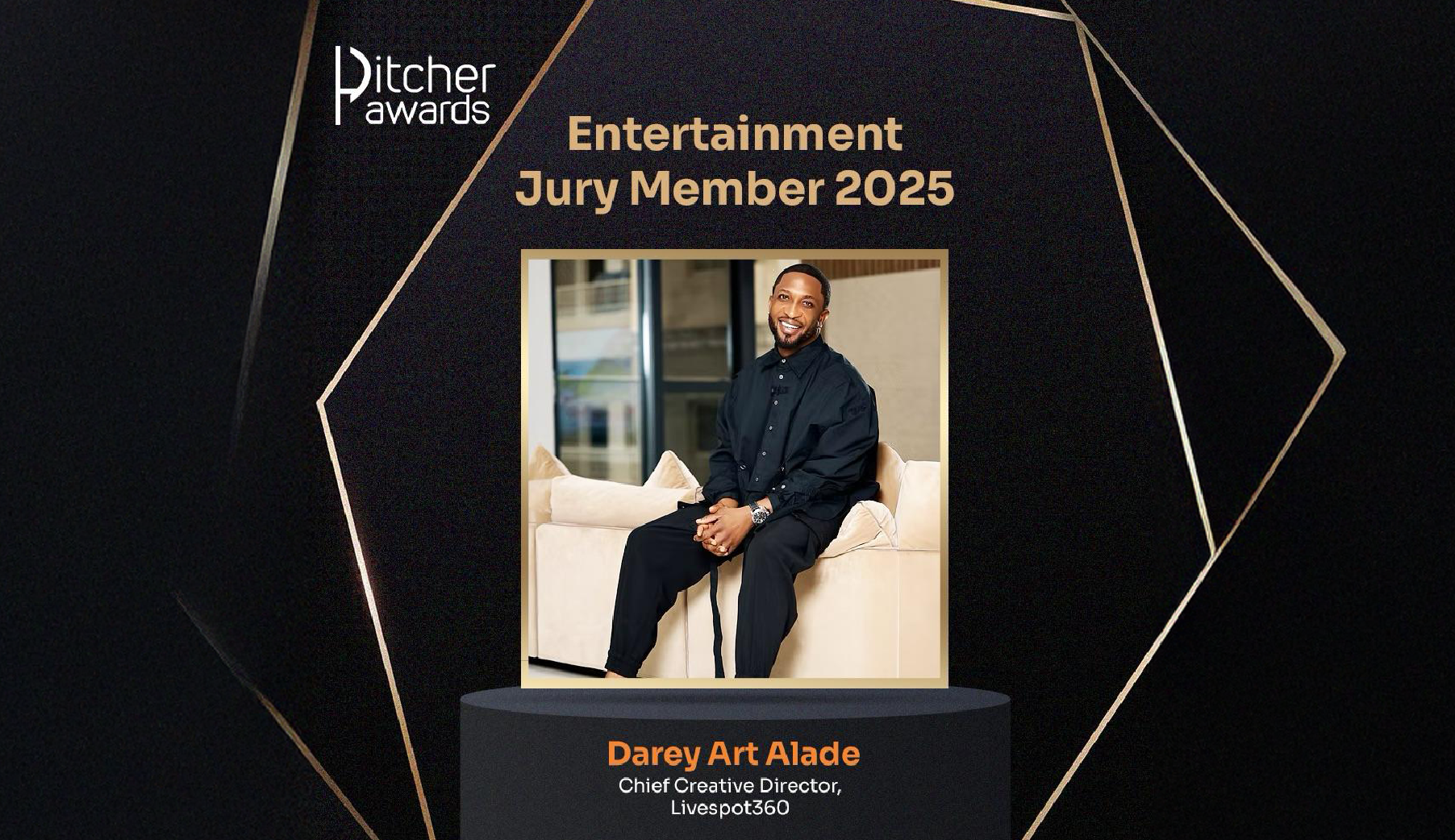 Livespot360 Chief Creative Officer, Darey, joins the Pitcher Awards 2025 Entertainment Jury lineup